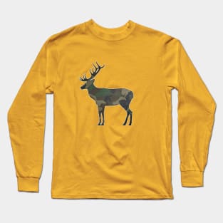 Camo Deer - 1 Long Sleeve T-Shirt